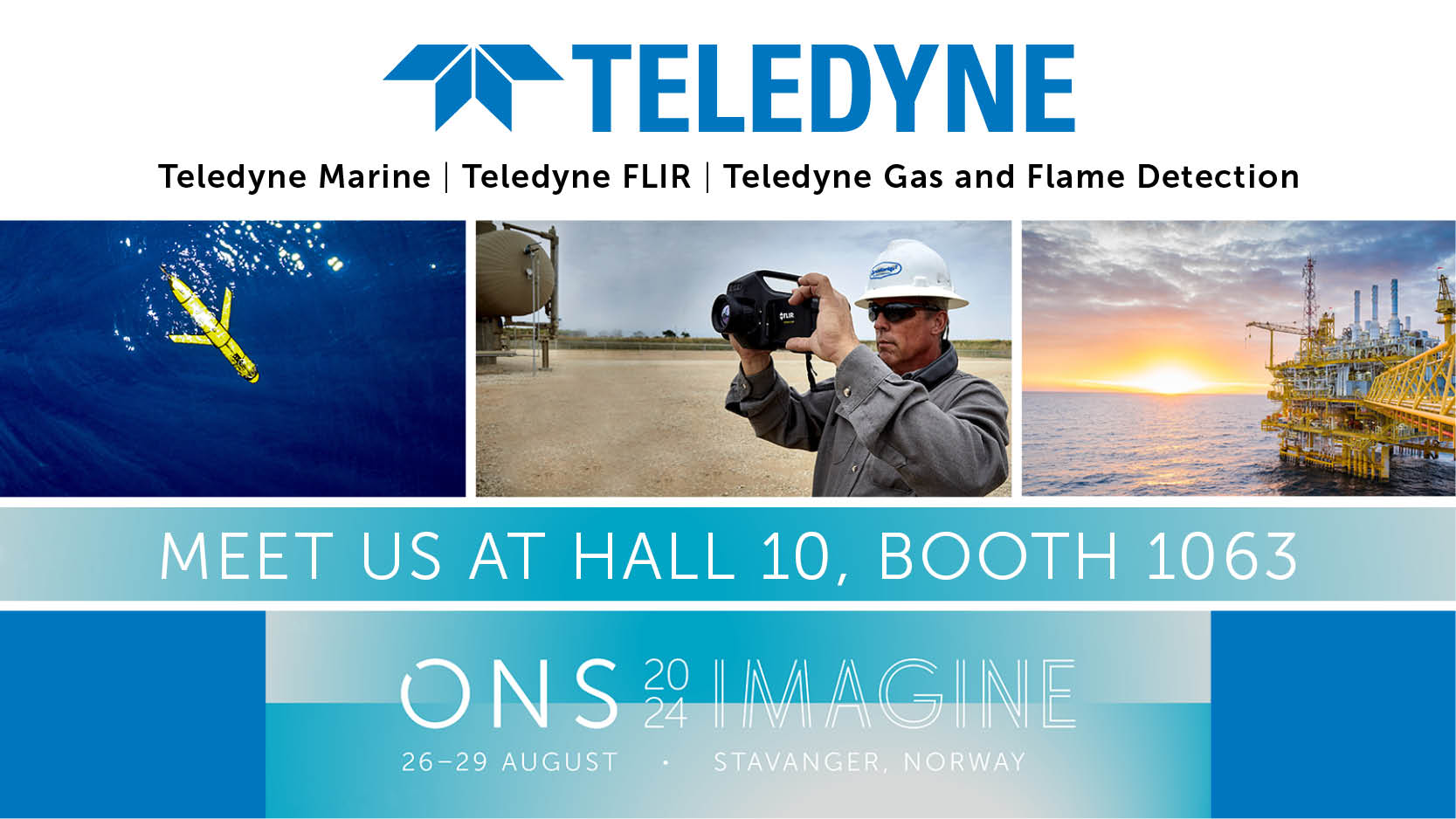 Teledyne to showcase a sea of solutions a​​​t ONS 2024​